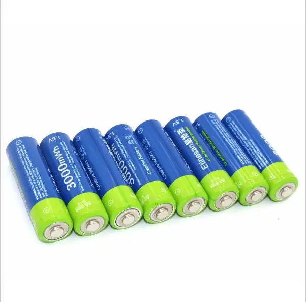 8 шт./лот Etinesan 3000mWh AA Li polymer Po литий ионная аккумуляторная батарея для Беспроводной