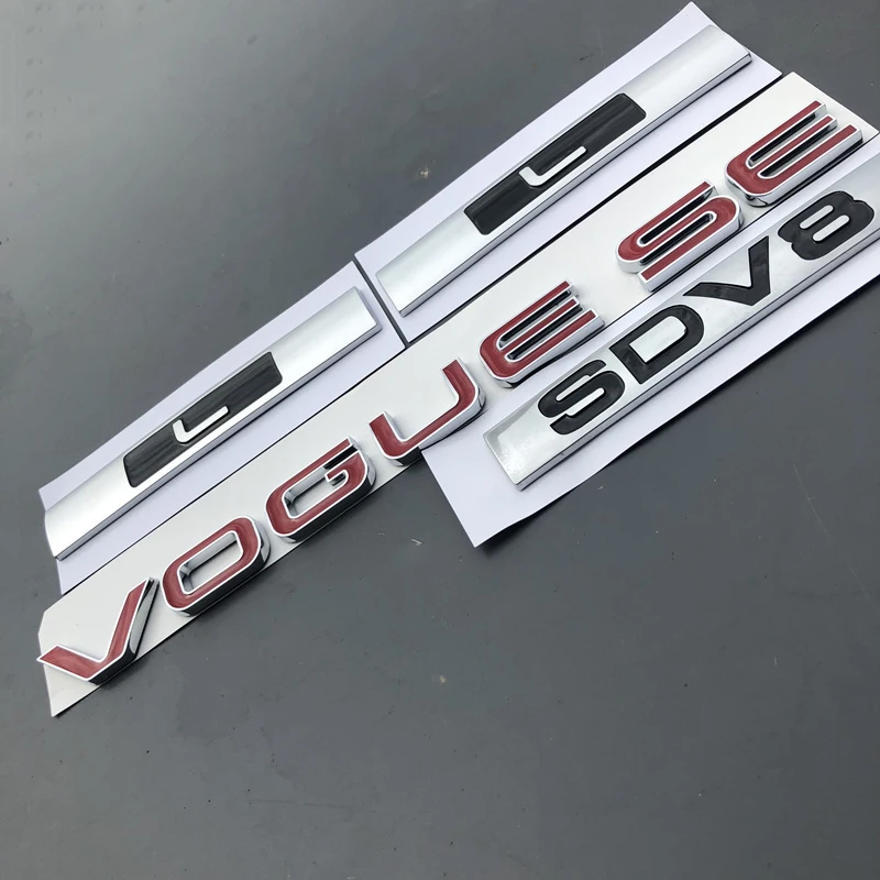L SCV6 SDV8 Эмблема письмо логотип для Range Rover VOGUE VOGUESE драйвера расширенное издание