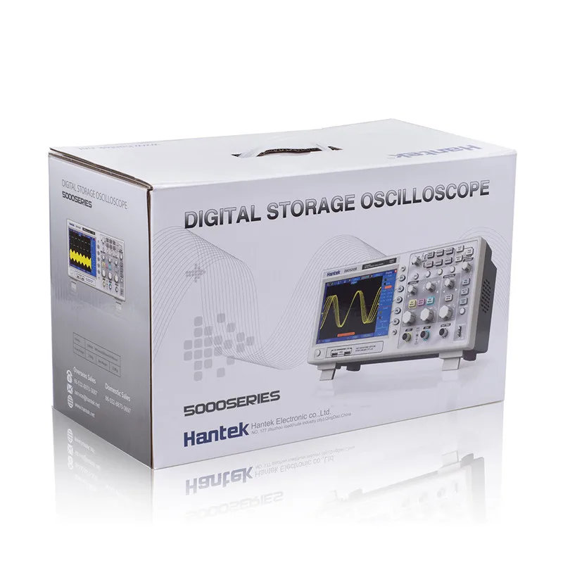 Hantek DSO5202P цифровой осциллограф 200 МГц 2 канала 1GSa/s ЖК запись Длина 40K USB