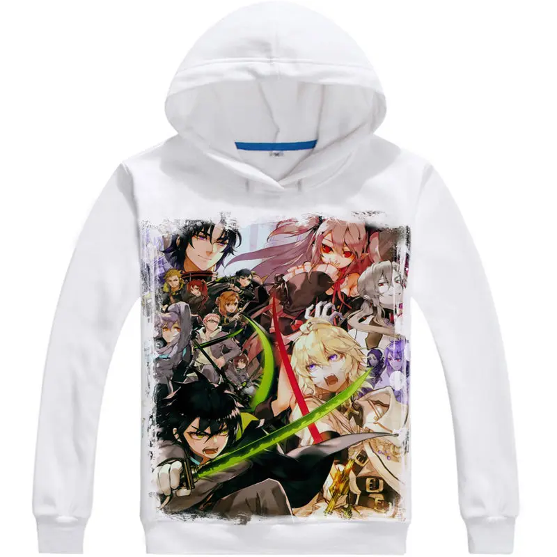 Толстовка с капюшоном Seraph of the End пуловер для косплея героями аниме крал тепес