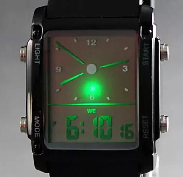 Модные Цифровые кварцевые часы электронные 2015 новые военные СВЕТОДИОДНЫЕ