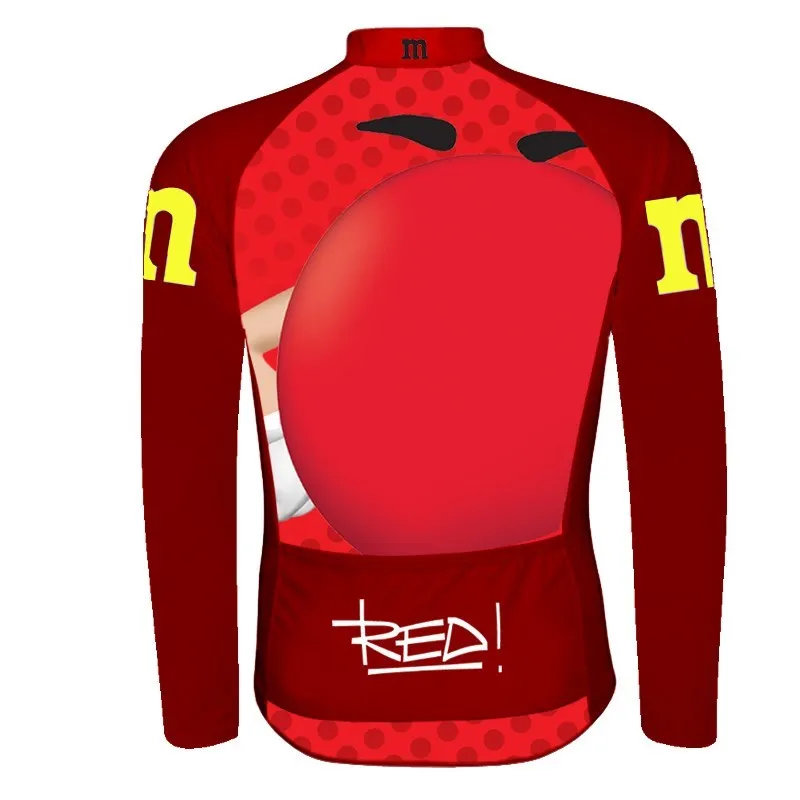 M &amp Ms Джерси для велоспорта 2019 pro team майки мужские трикотажные Осенние Длинные