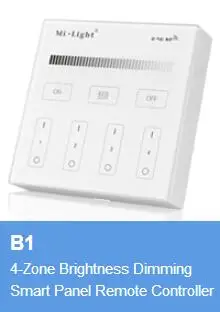 Беспроводной сенсорный контроллер Milight B1 B2 B3 B4 4 зоны 2 ГГц RGBW RGB + CCT затемнение