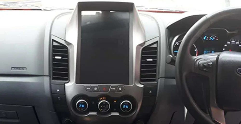 Android 7,1 Tesla стиль автомобиля нет dvd-плеер gps навигация для Ford Ranger 2011- Мультимедиа Стерео Авторадио блок Радио стерео