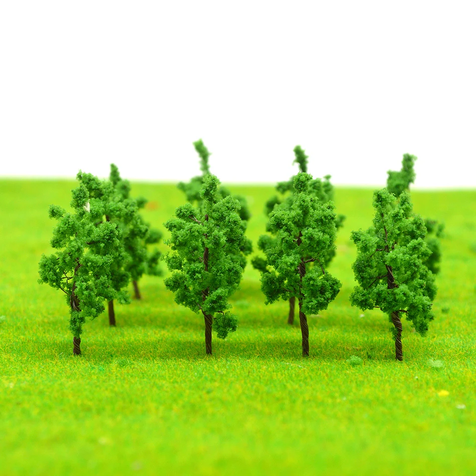 50pcs70mm HO Масштаб проволочное дерево миниатюрное железо для модели поезда строительство дороги пейзаж песок стол макет металла