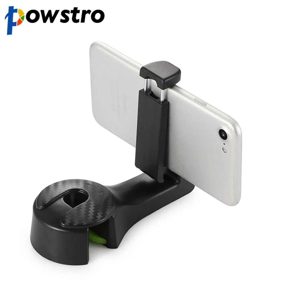 Держатель для телефона Powstro 2 в 1 автомобильный крючок на подголовник скрытая