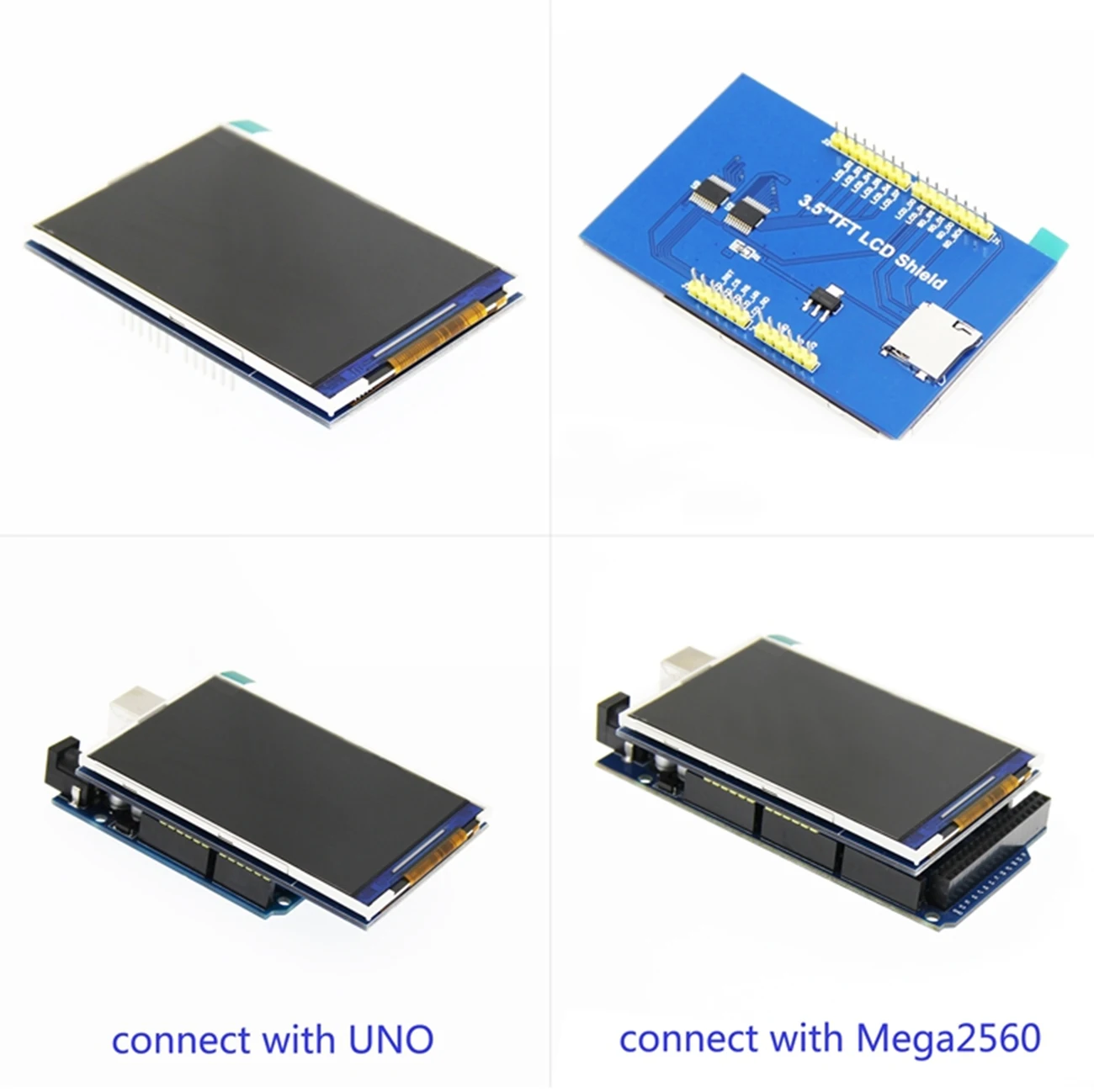 3,5 дюймовый TFT HD ЖК-экран для UNO R3 платы с сенсорным драйвером 320X480 ILI9486, поддержка негабаритных 2560 R3