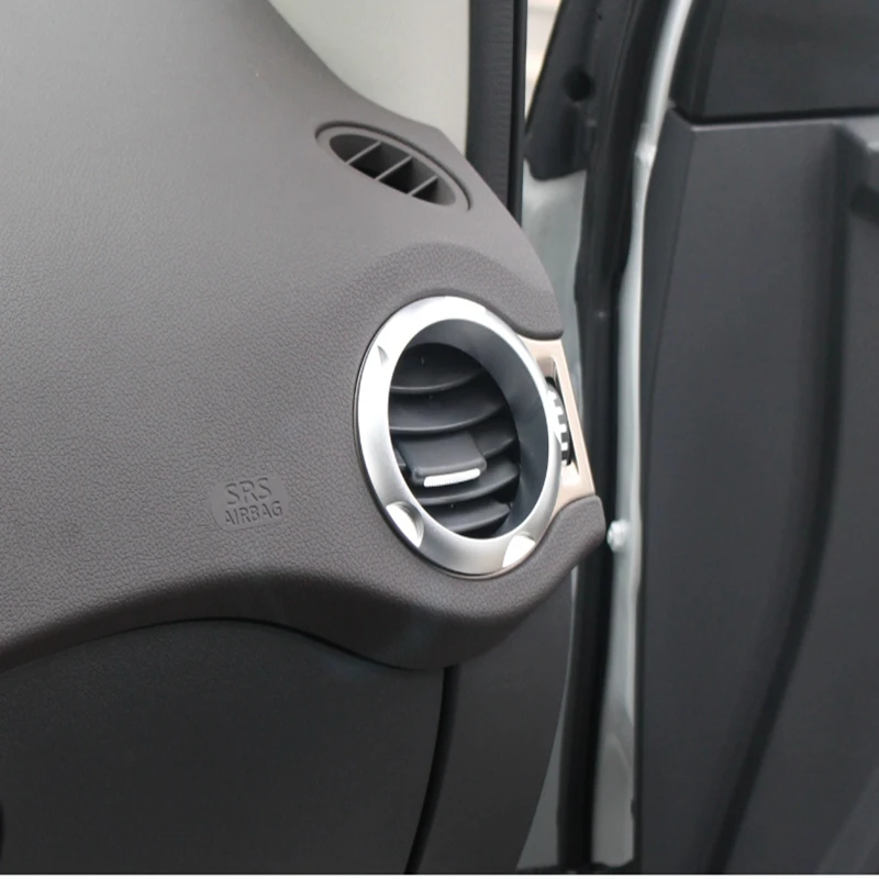 Car Air Conditioning Vent Trim Ring for Renault Koleos 2017 2012 Aluminum Alloy Modified Chrome Plated Accessories Styling | Автомобили и