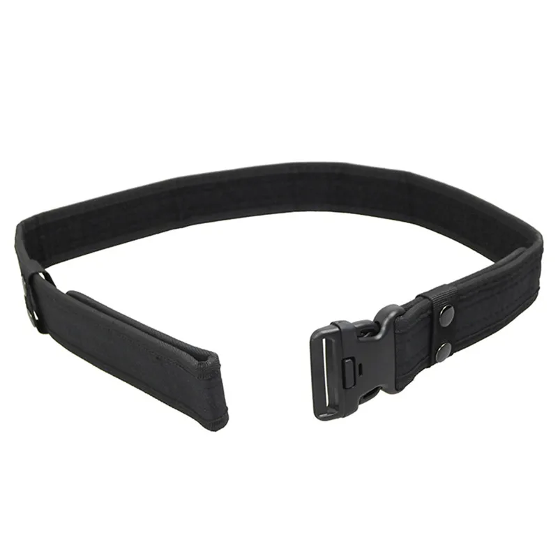 2" Airsoft Tactical Adjustable Waist Belt Outdoor Hiking Climbing Hunting Load Bearing Utility Waistband Waist Support Belt