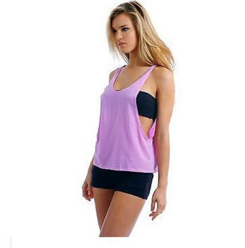 2018 Горячая Женская Сексуальная драпированная майка с открытыми боками неоновые