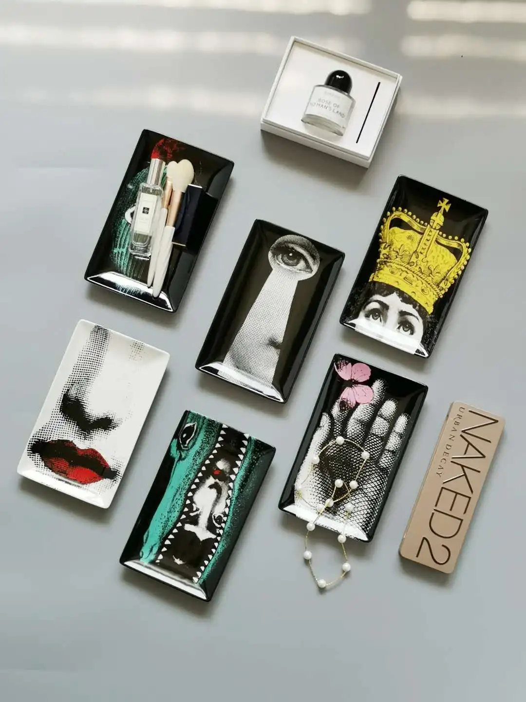 Керамика пластины коробка для хранения ювелирных изделий лоток тарелка фруктов