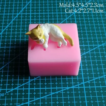 Новинка 10 типов силиконовая форма для торта в виде кошки корги бульдога
