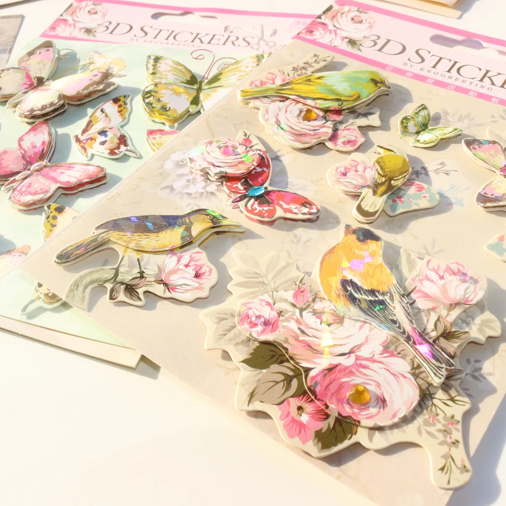 Domikee набор креативных милых стикеров из бумаги для школьников 3D Декоративные