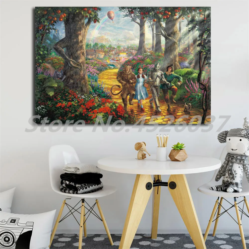 Thomas Kinkade HD портретный настенный Арт холст плакат и печать холст живопись декоративная картина для офиса гостиная домашний декор