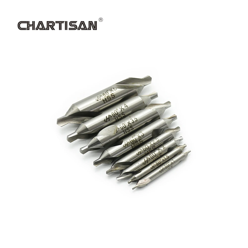 CHARTISAN высокое качество HSS M2 центральные сверла для обработки отверстий уменьшают