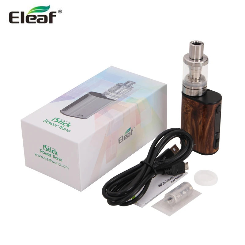 Оригинальный набор Eleaf iStick Power Nano 2 мл MELO 3 Tank 40 Вт нано аккумулятор мод 510 thread вейп