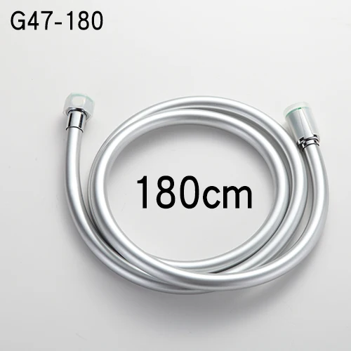 G47 180CM GAPPO 250 см кран шланг 180 см Гибкий ПВХ шланг для душа водопроводный шланг Аксессуары для ванной комнаты водопровод g47-180 - Цвет: G47 180CM