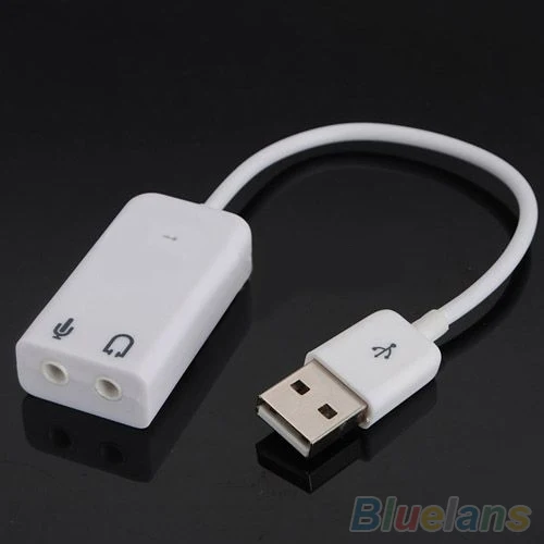 Usb звуковая карта Горячая Внешняя USB 2 0 3D Виртуальная 7 1 канальная Аудио Звуковая