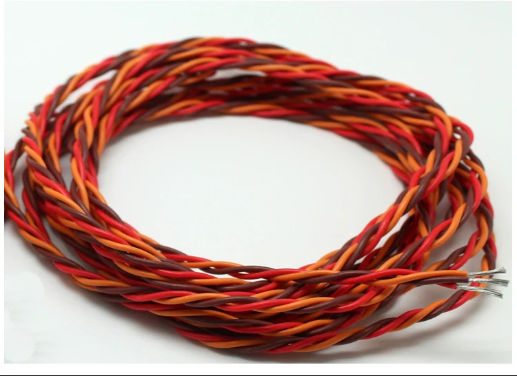 26AWG 26#30 Core Twist servo удлинитель JR Futaba 5 м 10 м 20 м витой провод свинец для RC аксессуары для самолетов