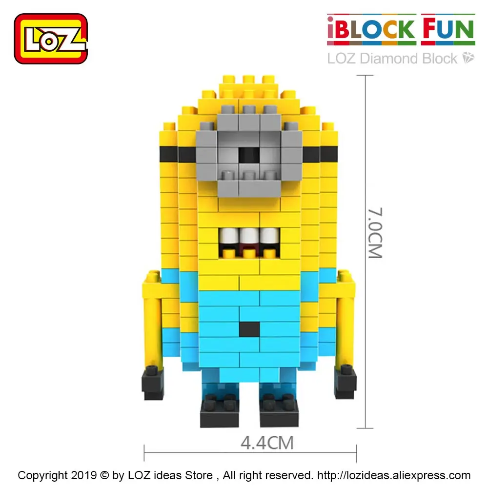 LOZ Алмазные строительные блоки кирпичи пиксели фигурка аниме пластиковые