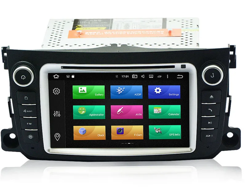 Автомобильный DVD-плеер 64 Гб ПЗУ без налога Android 9 0 GPS-навигация для Mercedes Benz Smart Fortwo