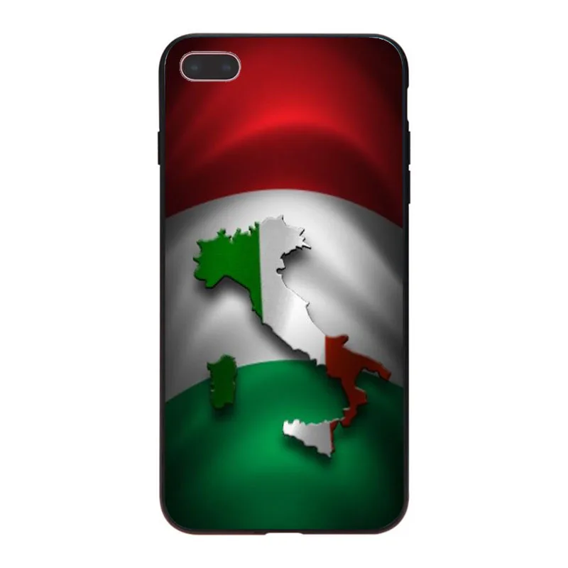 MaiYaCa флаг Италии роскошные красивые аксессуары для телефонов Чехол для iPhone 8 7 6 6 S Plus X XS XR XSMax 5 5S чехол SE чехол - Цвет: 9