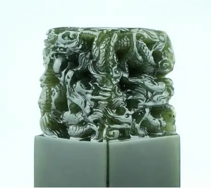 Jade Seal Wulong Opera бусины с гравировкой индийский Даньдун украшение из камня коллекция