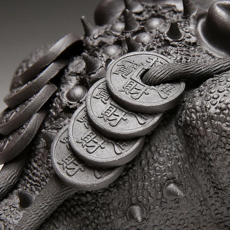 Фиолетовый песок чайный набор для домашнего интерьера Золотая жаба сервиз Исин