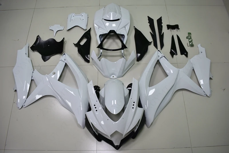 Обтекатели GSX R750 2008 2010 K8 белый GSXR750 08 10 Abs обтекатель для Suzuki 09|Полные комплекты