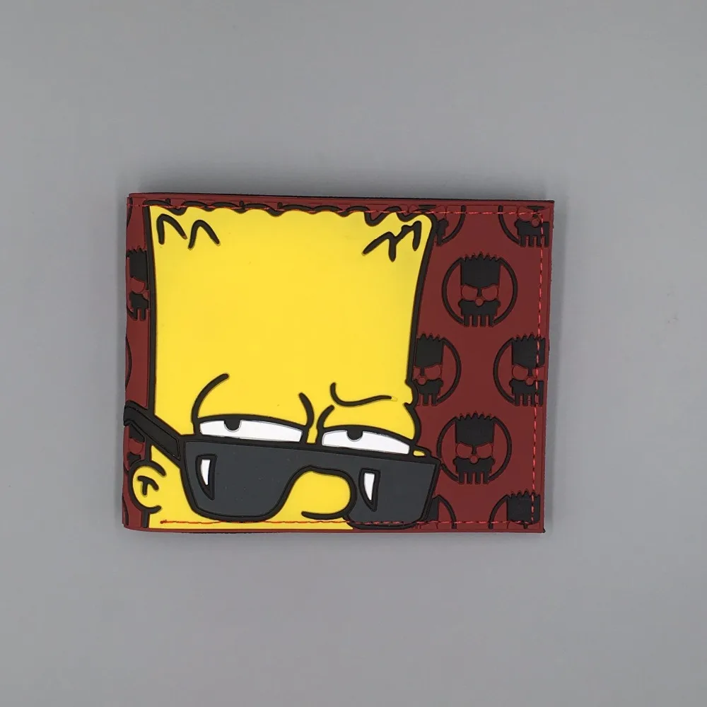 2017 Simpsons Family Мужчины Женщины Бумажник Для Подросток Молодых Кошелек Портмоне лето