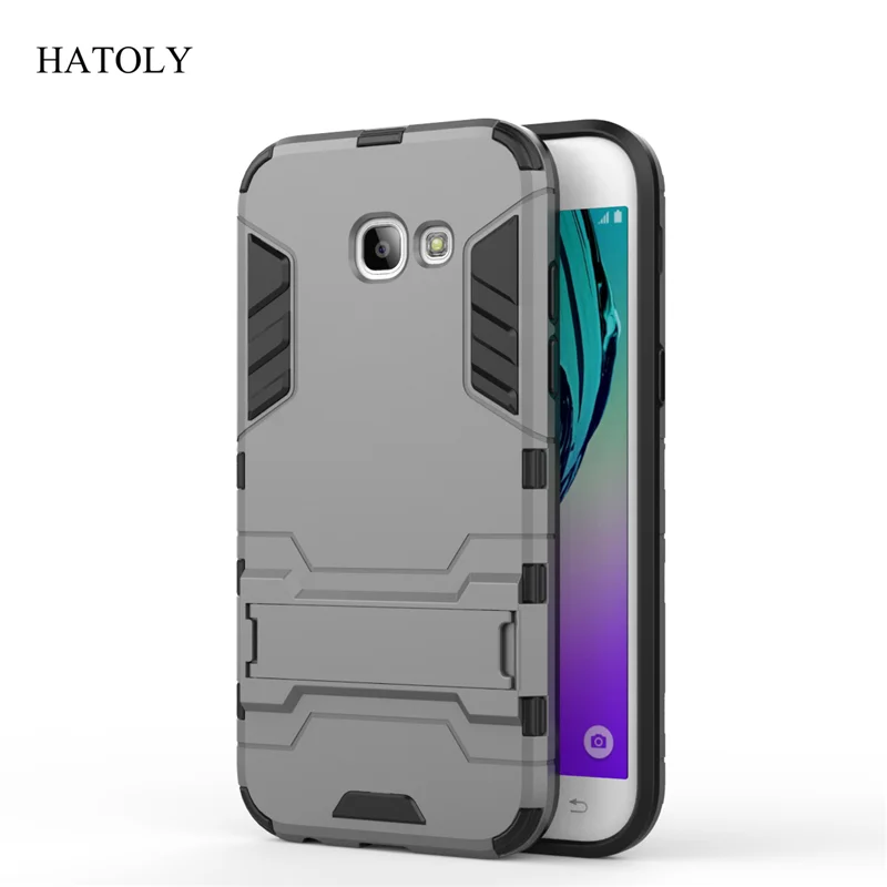 HATOLY армированный чехол для Samsung Galaxy A5 2017 робота Гибридный Силиконовый Резиновый