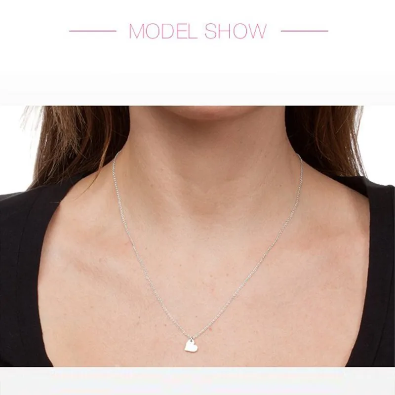 Новинка 2018 подвеска в виде сердца короткая цепочка чокер ожерелье для женщин