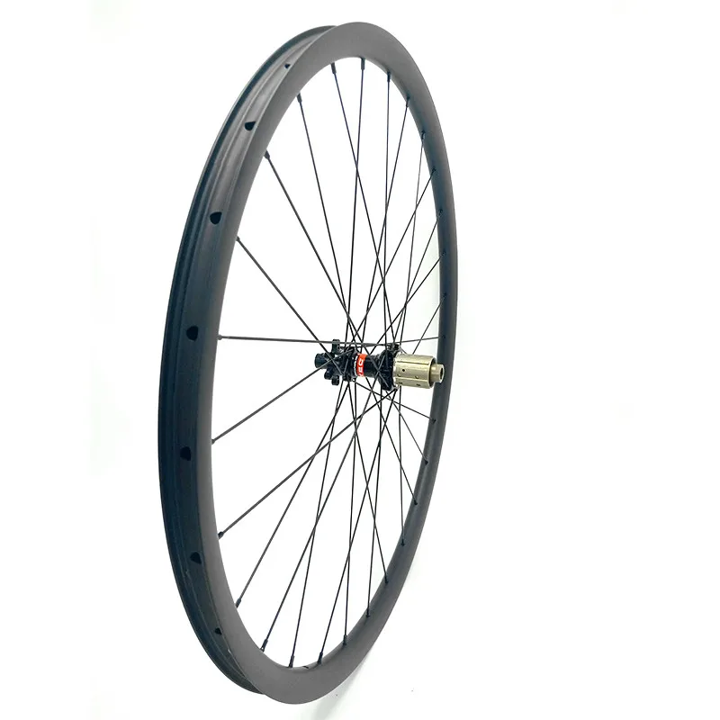27 5 er Углеродные mtb дисковые колеса бескамерные AM DH 35x25 мм Асимметричные прямые pull