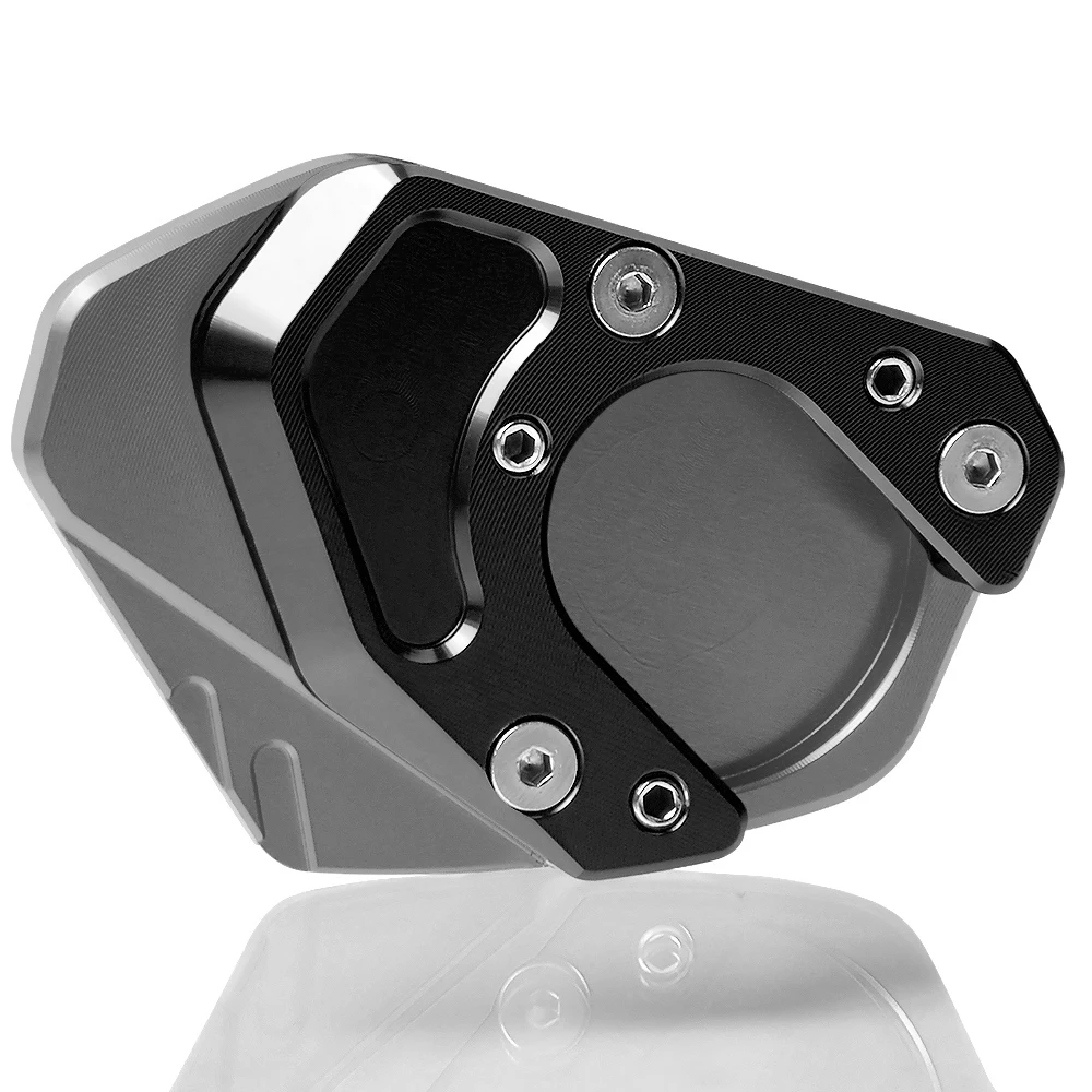 gray black YOWLING мотоциклетные подставки ЧПУ алюминиевая боковая подставка для KTM 690 Duke Enduro SMC 990 Adventure 950/R 990 Supermoto R/T - Цвет: gray black