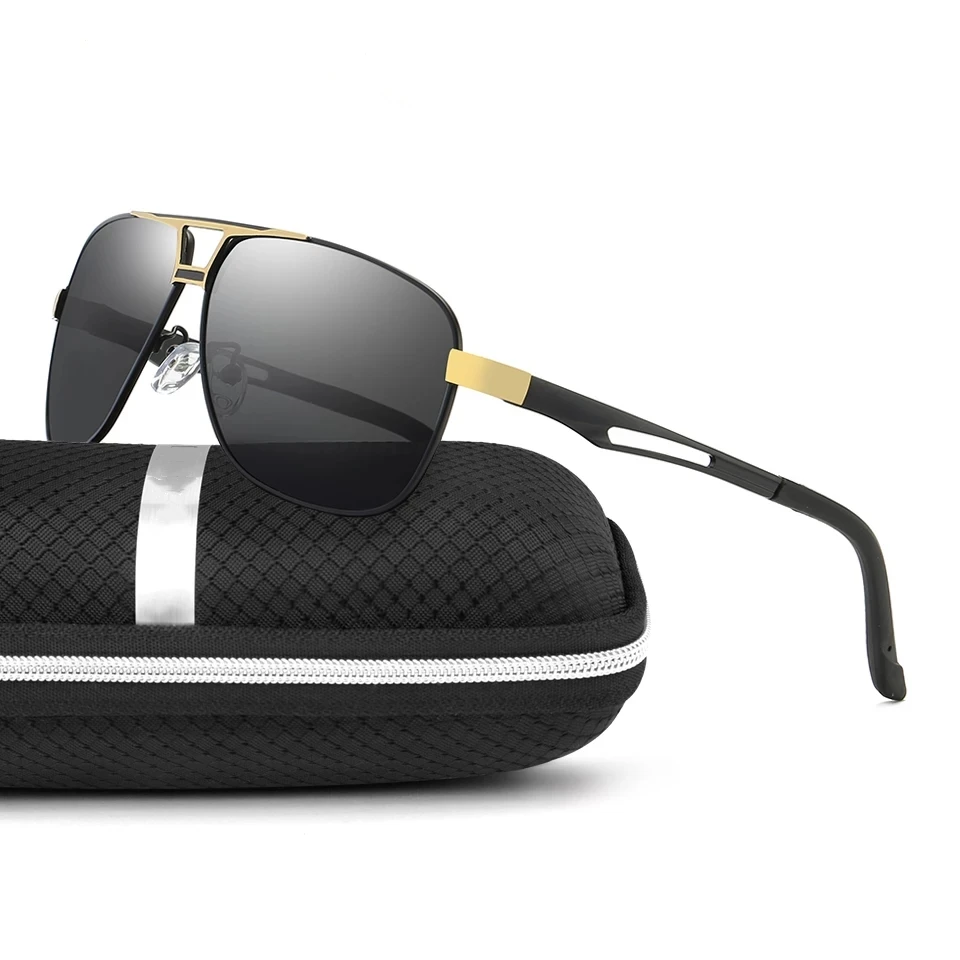 2019 Солнцезащитные очки Мужские uv400 Поляризованные спортивные ray bann ретро круглые