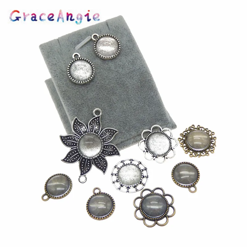 GraceAngie 10 шт./упак. круглая Милая Цветочная рамка для фотографий с подходящими