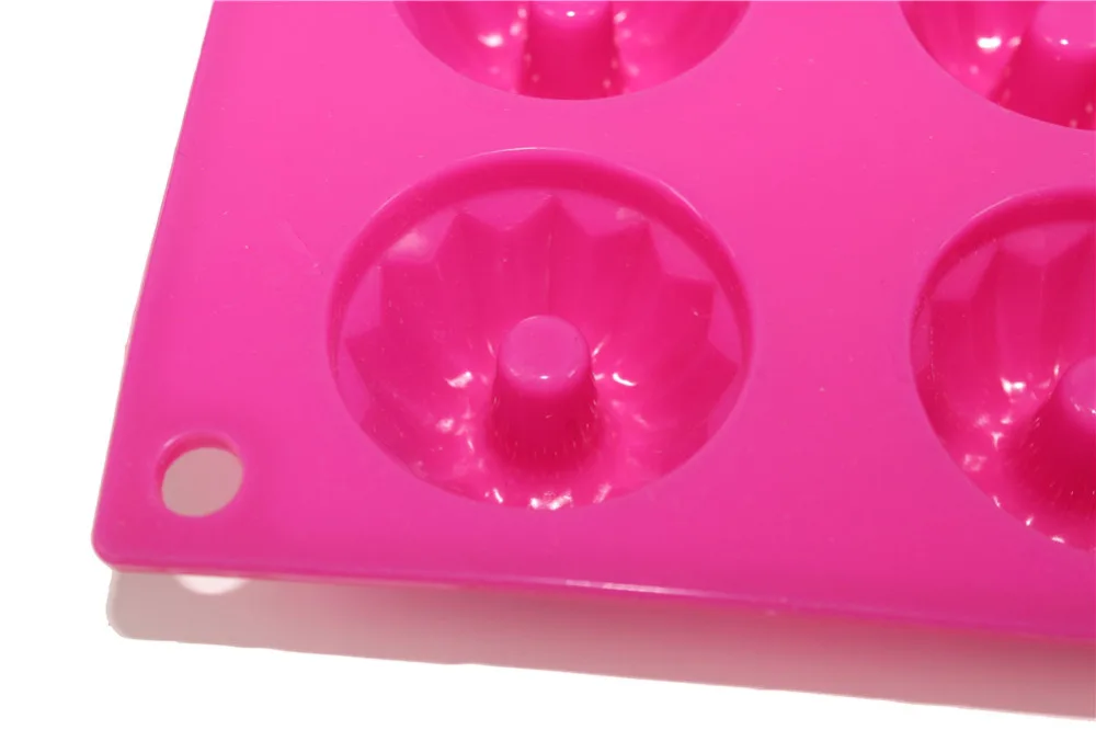 Мини причудливый 20 полости бандит Savarin торт Пан шифон плесень Силиконовая форма