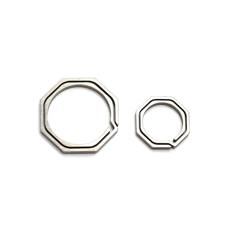 Фото Business Key Holder Metal Gossip KeyRing Outdoor Titanium Alloy CNC Machining Octagonal Keychain Quick-hang Багаж и сумки Business Key Holder Metal Gossip KeyRing Outdoor Titanium Alloy CNC Machining Octagonal Keychain Quick-hang Багаж и сумки