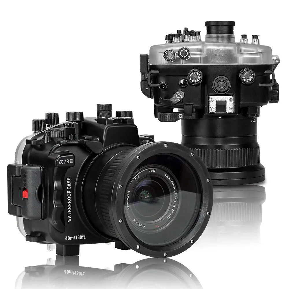 Водонепроницаемые чехлы для подводной камеры Seafrogs 40 м/130 футов чехол Sony A7 III A7R
