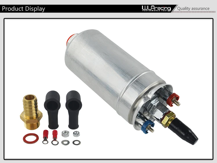 WLR RACING-высококачественный внешний топливный насос 044 OEM: 0580 254 044 Poulor 300lph поставляется с белой упаковкой WLR-FPB044