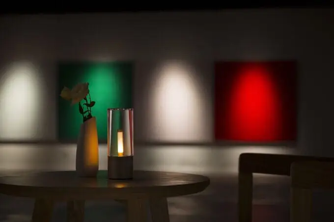 Xiaomi Mi jia Yee светильник Candela Led Night ight, умный светильник-Свеча для настроения, для Xiaomi Mi приложение для дома