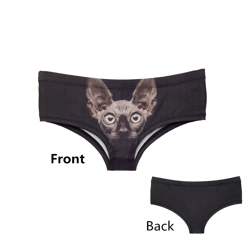 Для женщин Трусики брифы имитации животных Свинья полиэстер канадский голая