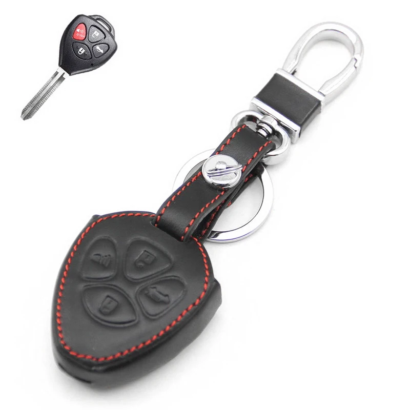 Чехол для автомобильного ключа держатель брелка подходит Toyota Camry Corolla RAV4 |