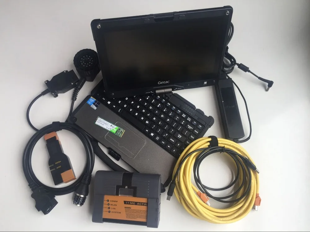 Лучший диагностический сканер для BMW ICOM A2 + B C с Getac i5 ноутбук 2018 09 программного