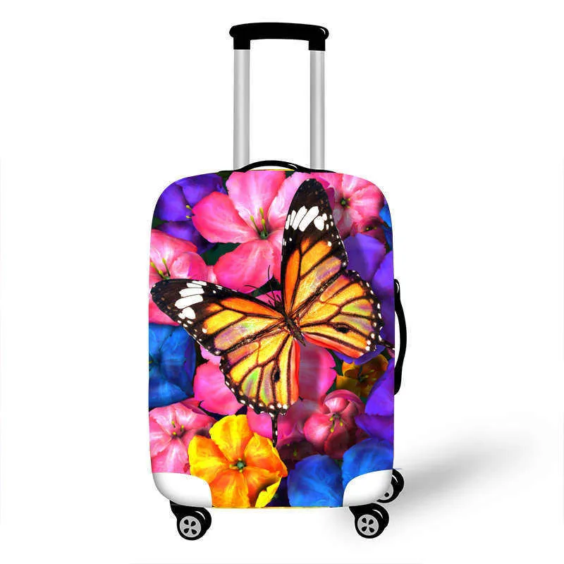 pxthd14 Утолщенный Чехол для багажа с бабочкой 18-32 дюймов, чехол для костюма, чехол для багажа на колесиках, пылезащитный чехол для путешествий, аксессуары ts - Цвет: pxthd14