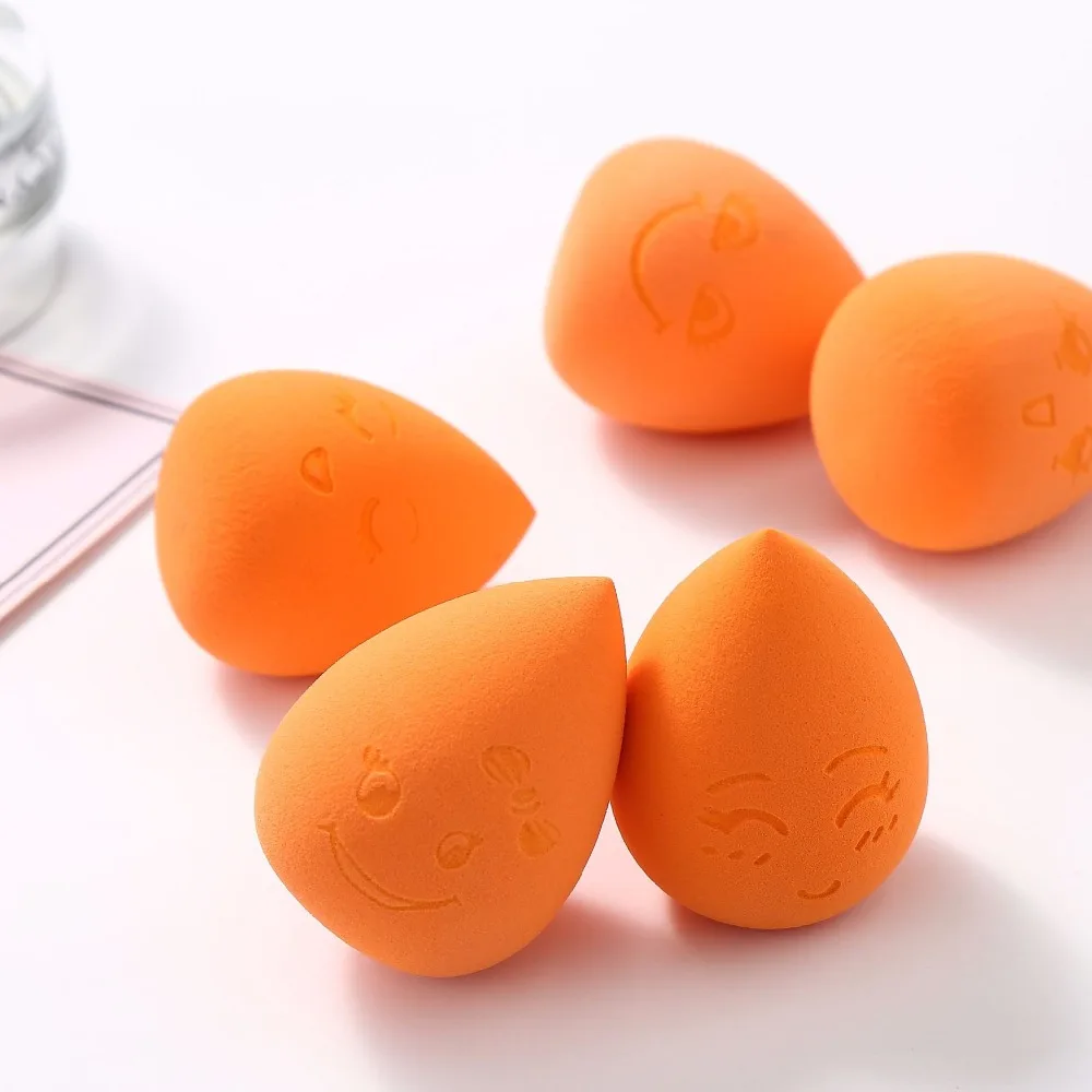 4 шт./компл. мягкая губка в форме капли воды для макияжа косметическая пудра лица с