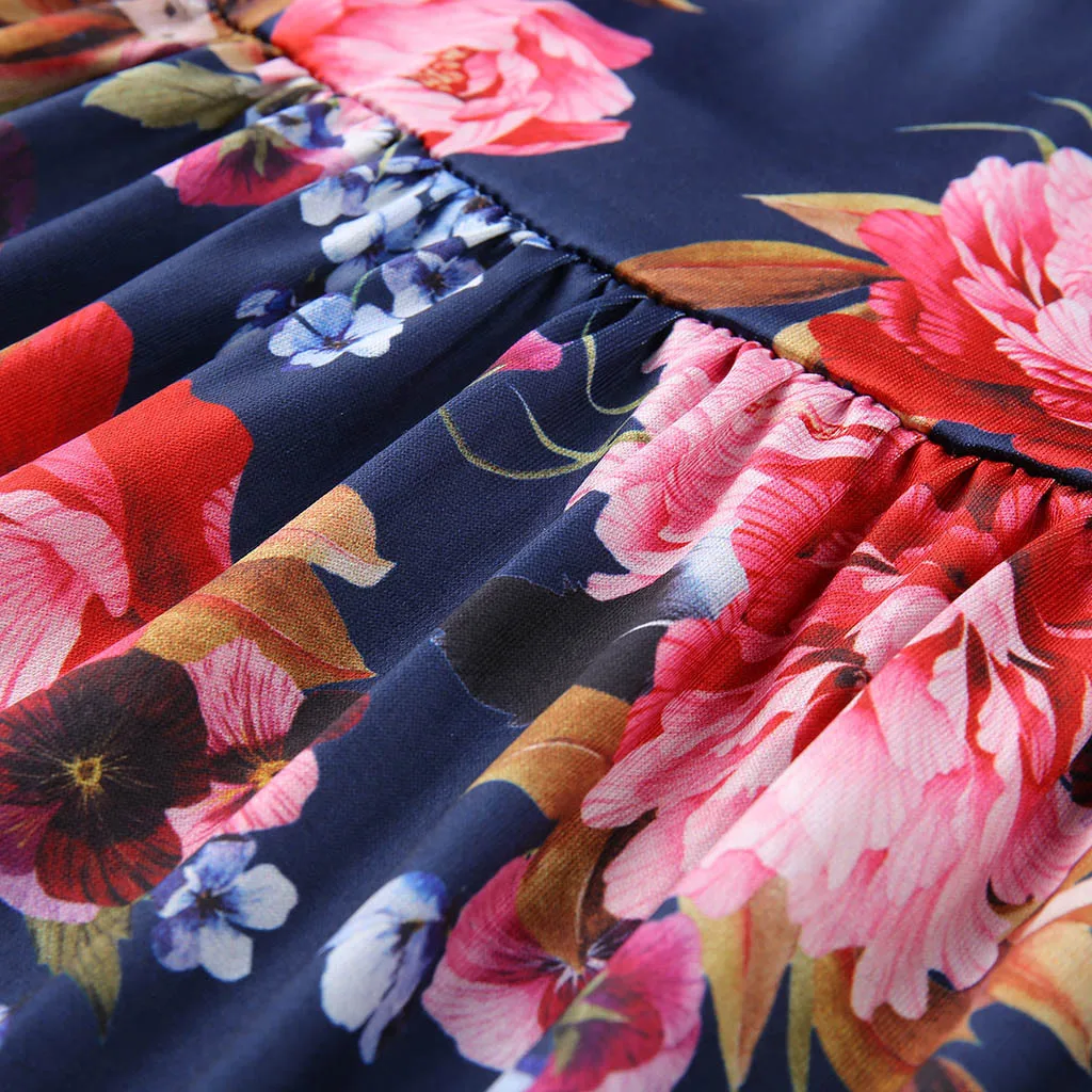 Повседневное женское платье с коротким рукавом и принтом мягкое летнее