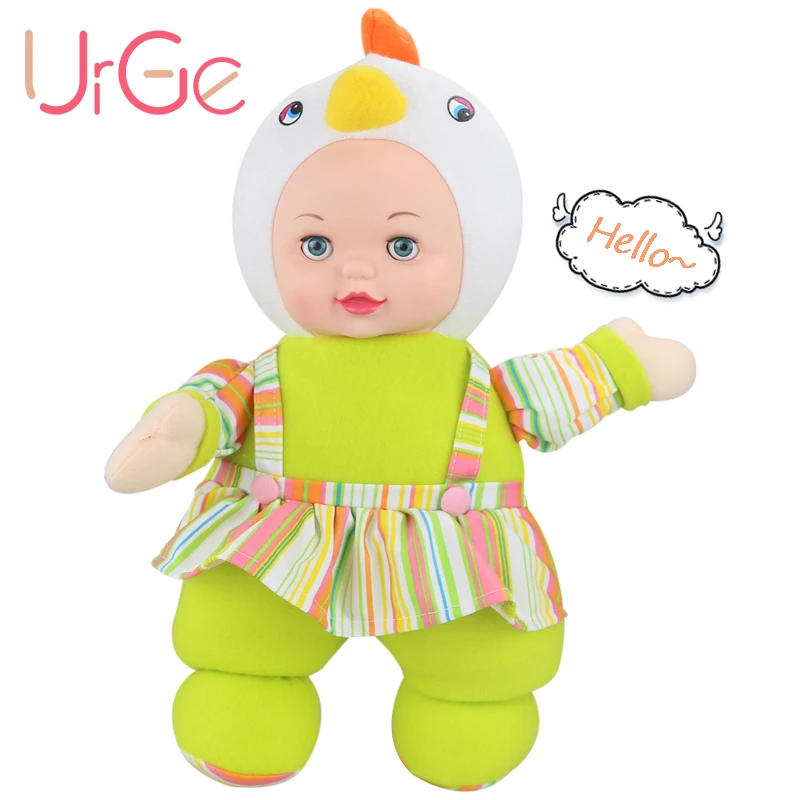 Хит продаж милый мультфильм Мягкие плюшевые мягкие курица куклы Reborn Детские