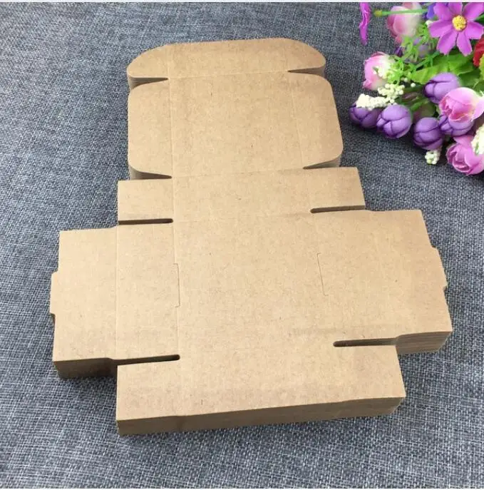 50 наборов крафт коробка ювелирных изделий & ювелирные открытки серьги/ожерелье