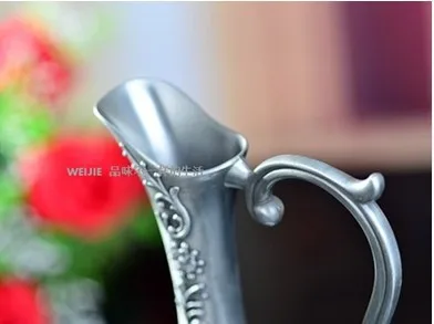 Бесплатная доставка Оловянная металлическая Цветочная ваза для украшения